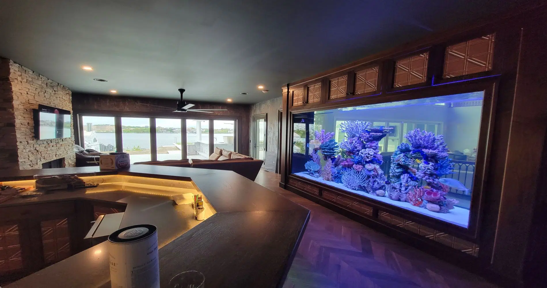 Custom Large Aquarium Project | Aqua Creations